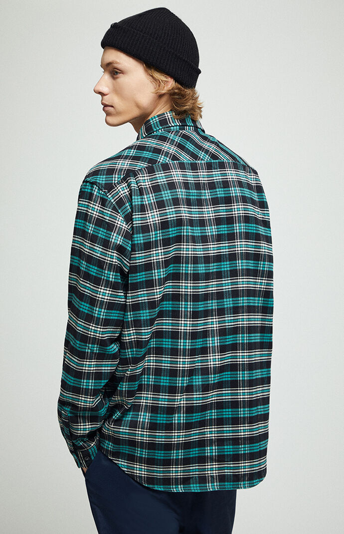 Green & Blue Brighton Flannel Shacket