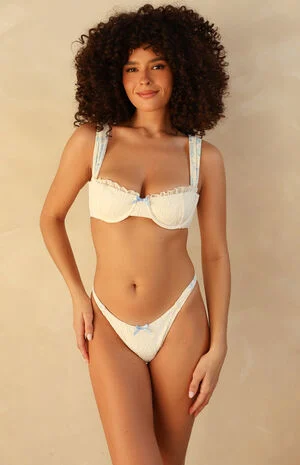 Blue Belle Underwire Bralette Bikini Top image number 1