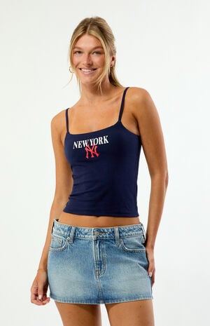x MLB NY Yankees Sculpted Tank Top image number 2