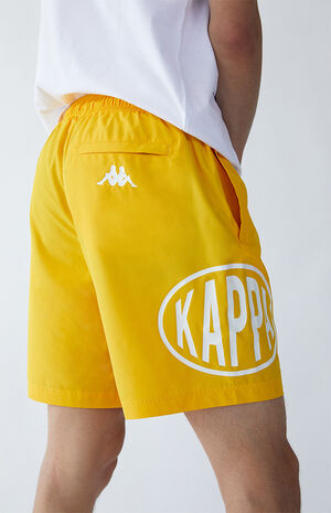 Yellow Authentic Pop Emay Shorts Yellow Authentic Pop Emay Shorts image number null