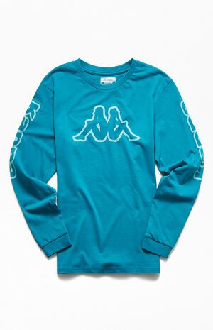 Blue Logo Carma Long Sleeve T-Shirt Blue Logo Carma Long Sleeve T-Shirt image number null