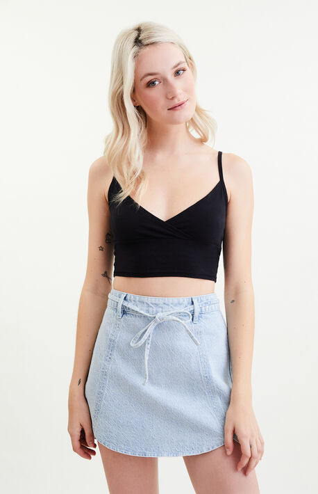 Sugar Surplice Cami Tank Top