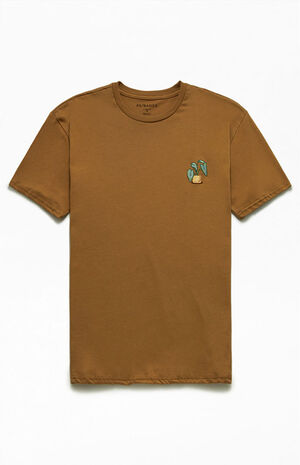 Plant Embroidered T-Shirt image number 1