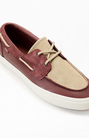 Tan 2-Eyelet Boat Shoes image number 6