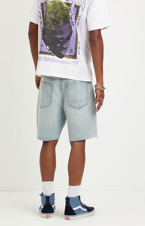 Harrison Cutoff Jean Shorts Light Indigo image number 4