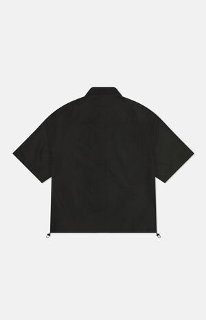 Black Open Wind Nylon Shirt image number 2
