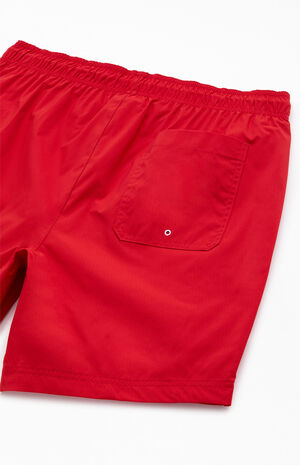 By PacSun Logo 6.5" Volley Swim Trunks image number 4