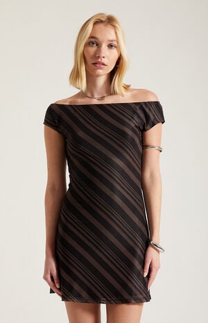 Sophia Printed Mini Dress image number 3