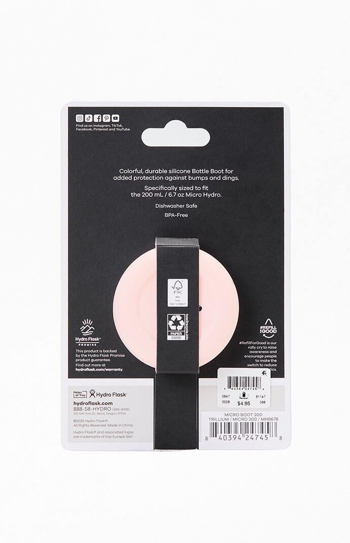 HYDRO FLASK Pink Micro 200 Bottle Boot