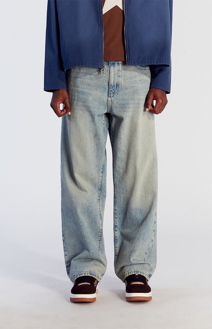 Pacsun Dylan Baggy Jeans Light Indigo Tinted