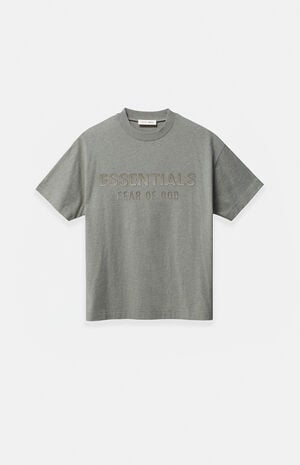 Kids Concrete Heather Classic Crew Neck T-Shirt image number 1