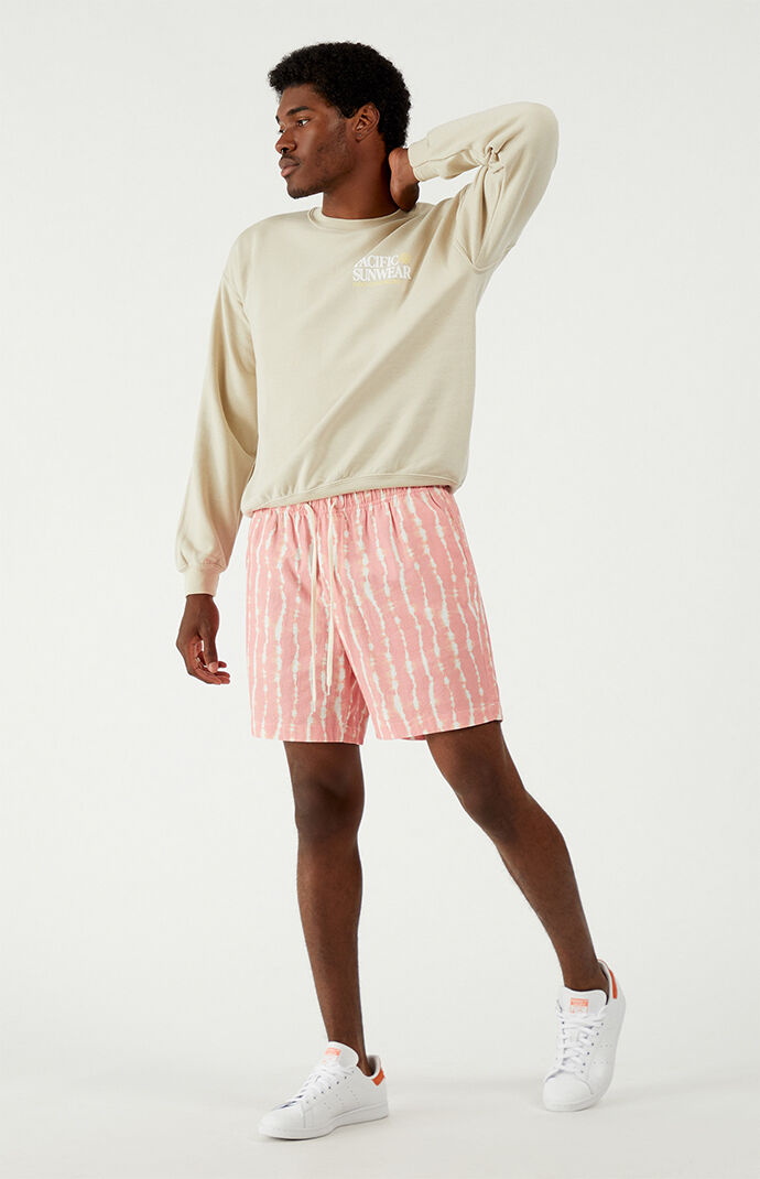 Striped Seersucker Volley Shorts