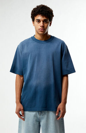 Navy Premium Potassium Wash T-Shirt image number 1