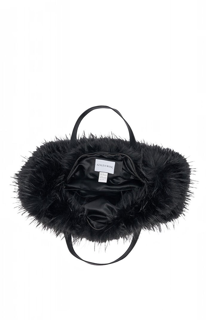 AZALEA WANG Confidante Faux Fur Handbag