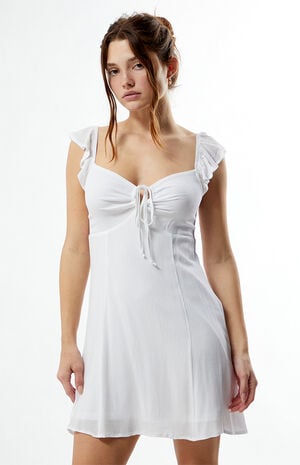 Keyhole Babydoll Mini Dress image number 3