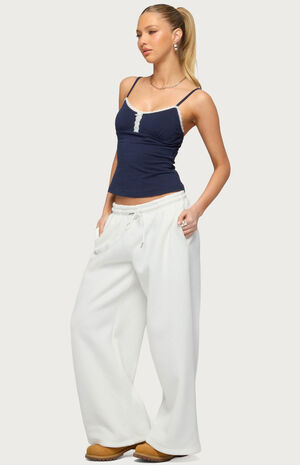 Petite Kamari Low Rise Wide Sweatpants image number 4