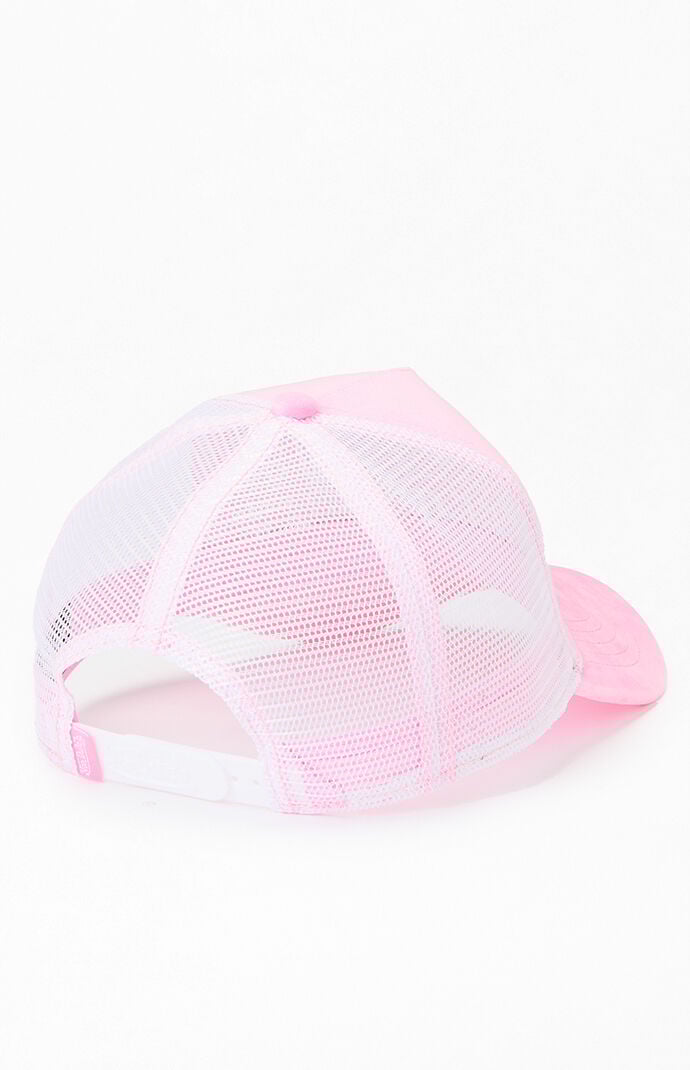 Von Dutch Pink Velvet Trucker Hat | PacSun