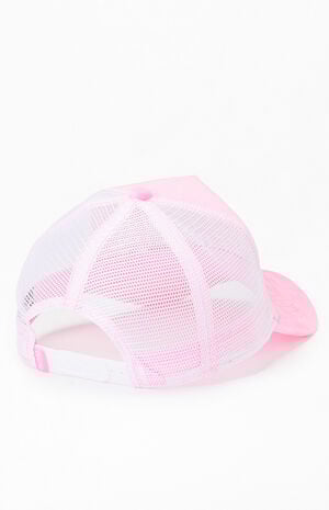 Pink Velvet Trucker Hat image number 2