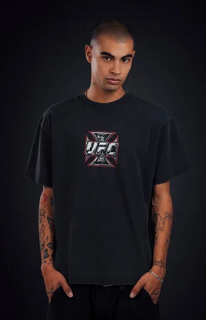 x UFC Black Core Logo T-Shirt image number 2