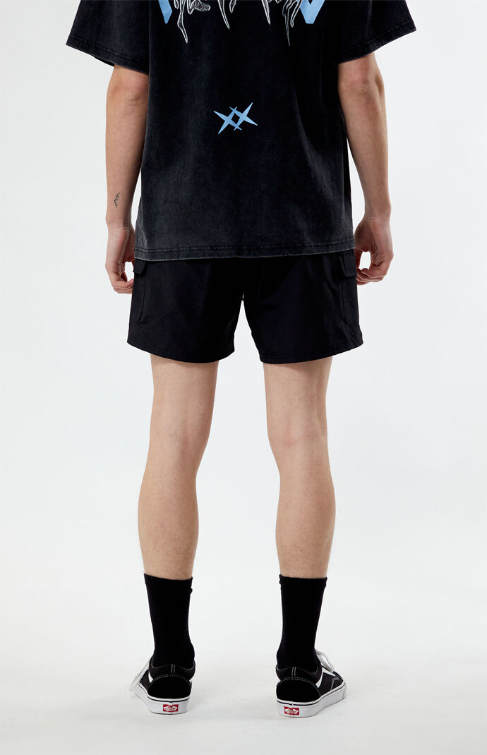 Vans Black Nylon Cargo Shorts | PacSun