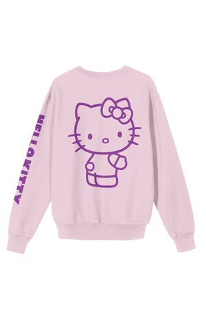 Hello Kitty & Friends Riding Rainbow Crew Neck Sweatshirt image number 3