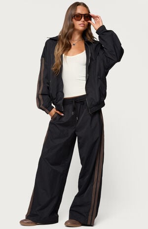 Kieran Stripey Nylon Track Pants image number 5