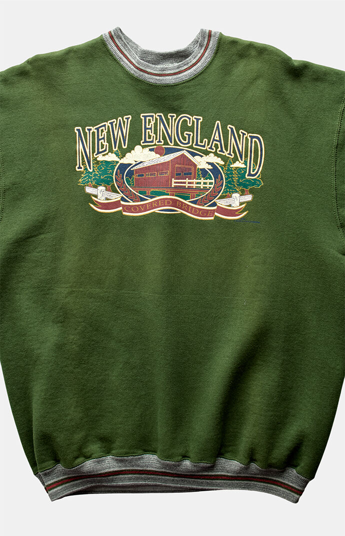 PS VINTAGE 90s New England Crew Neck Sweatshirt