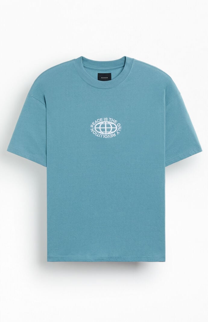 Pacsun World Peace Embroidered T-Shirt