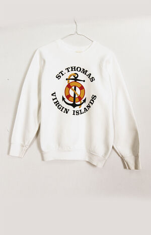Upcycled St Thomas Crew Neck Sweatshirt image number 1
