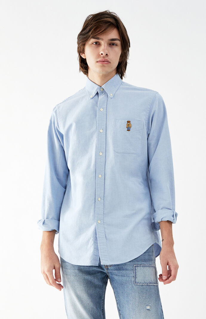 Long Sleeve Oxford Button Up Shirt