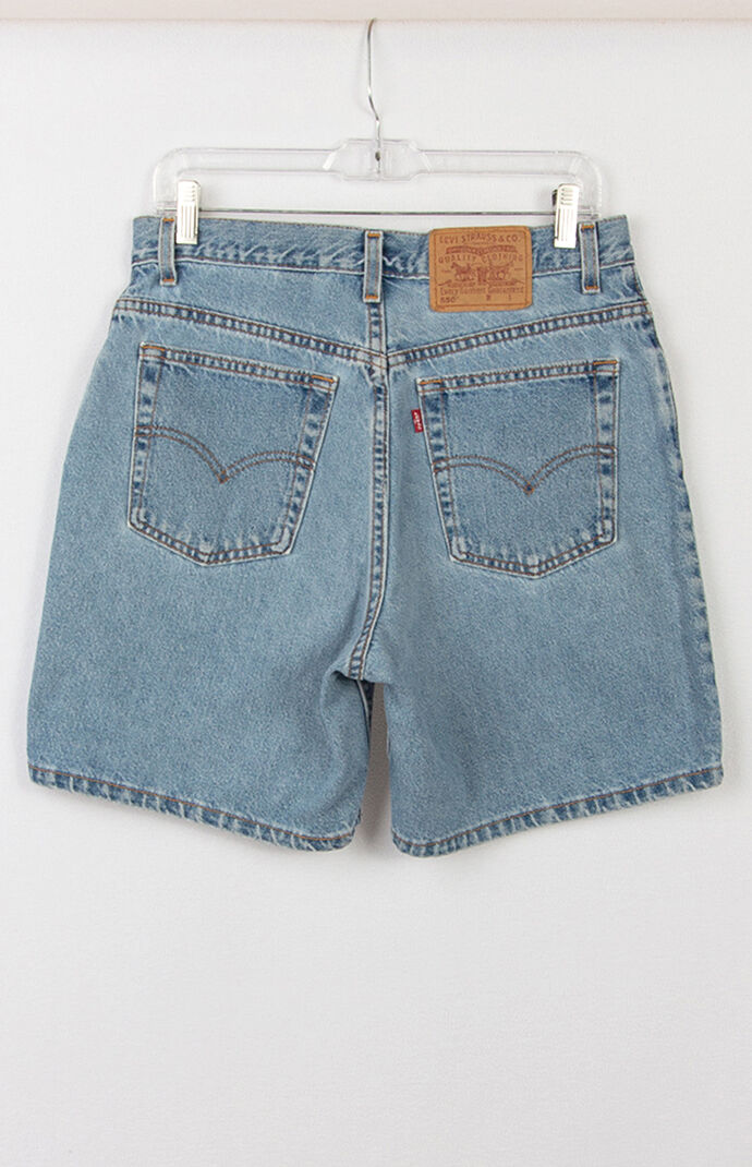 Upcycled Levi's 550 Relaxed Fit Denim Shorts