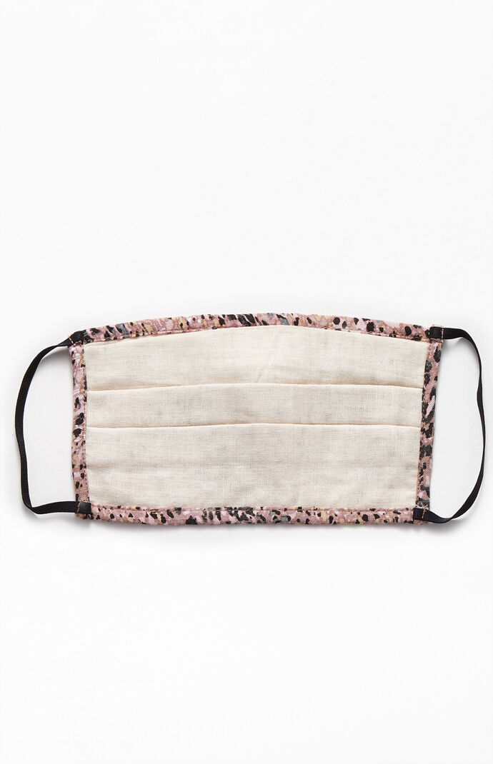 Sand Leopard Face Mask