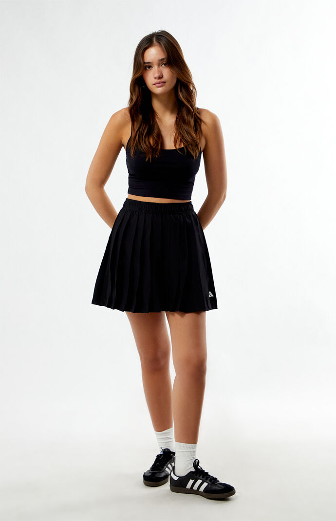 adidas Black Tiro Q2 Pleated Mini Skirt | PacSun