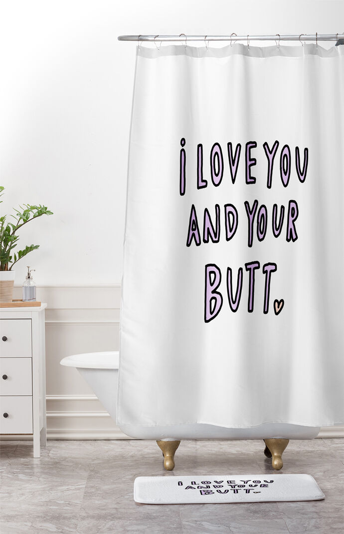 I Love You and Your Butt Memory Foam Bath Mat