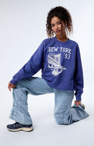 NYC Bridge 93 Crew Neck Sweatshirt image number 1