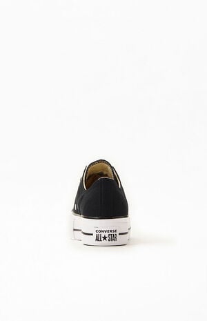 Women's Black Chuck Taylor All Star Lift Platform Sneakers image number 3