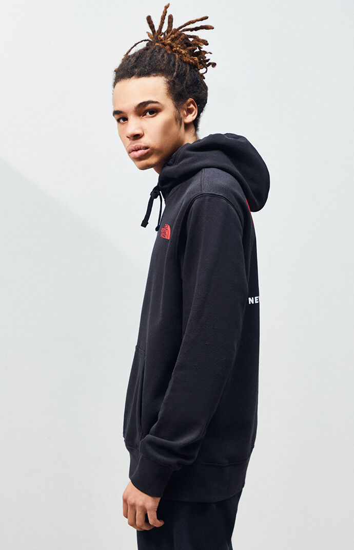 Black Red Box Pullover Hoodie