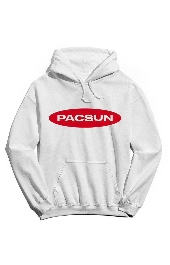 Red adidas hoodie 2025 pacsun