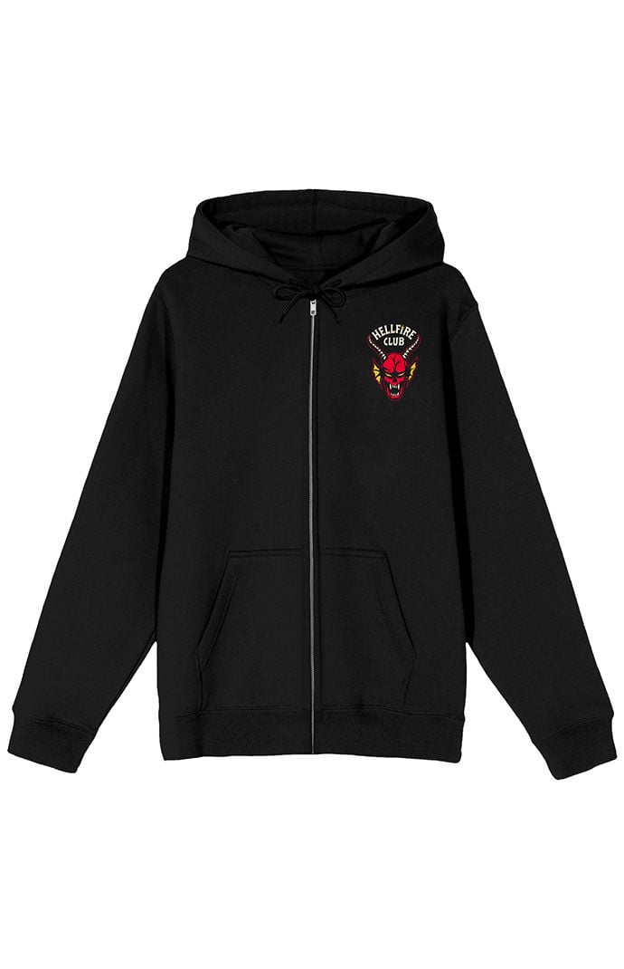 Stranger Things Hawkins Hellfire Zip Up Hoodie | PacSun