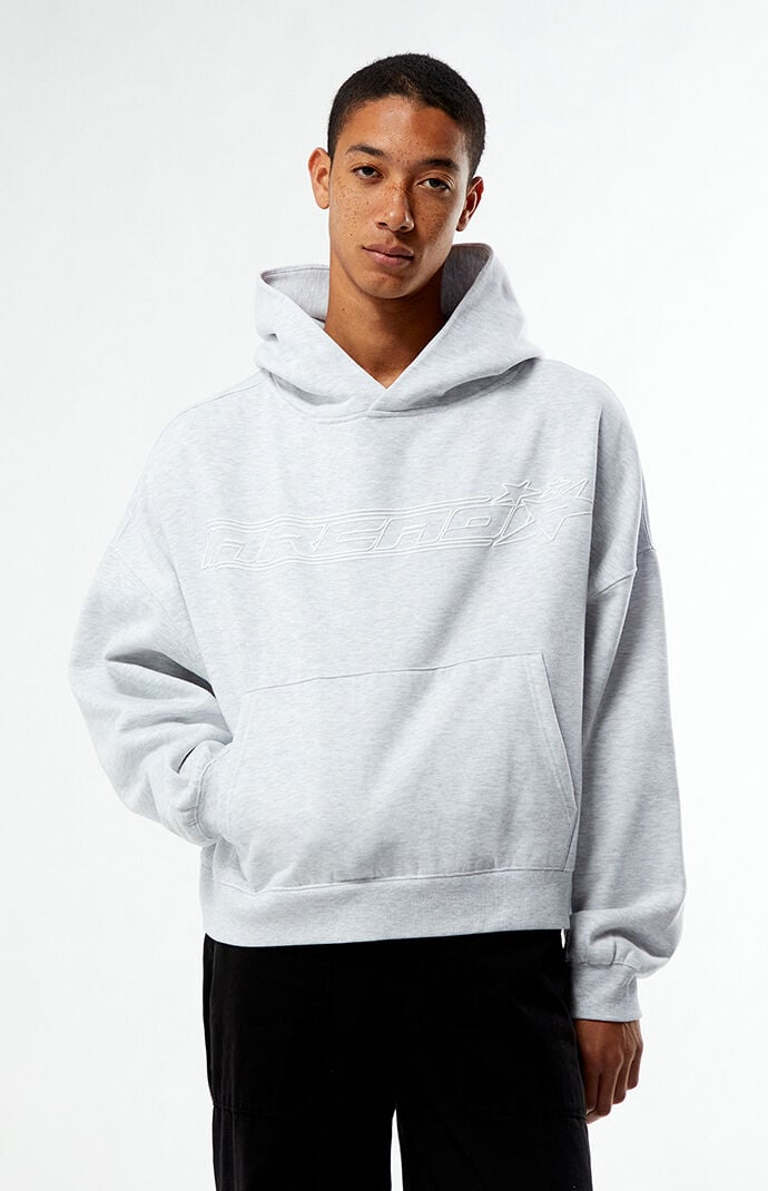 Pacsun Arcadia Puff Graphics Cropped Hoodie