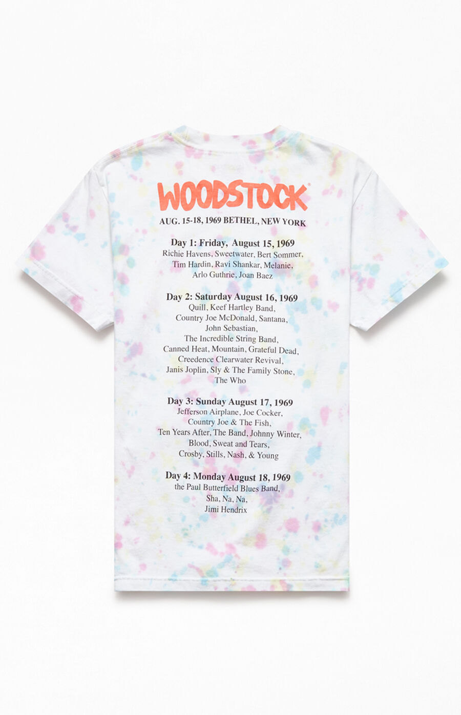 pacsun woodstock shirt