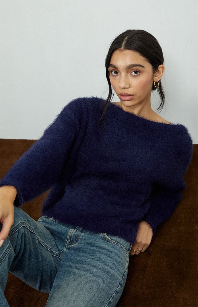 Beverly and Beck Ida Off-The-Shoulder Sweater