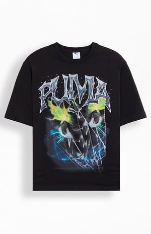 Vintage Cat Boxy T-Shirt image number 1