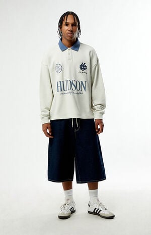 Hudson Long Sleeve Rugby Polo Shirt image number 4