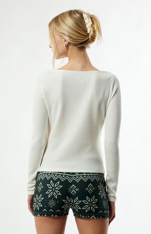 by Pacsun Fair Isle Mini Pajama Brief Shorts image number 4