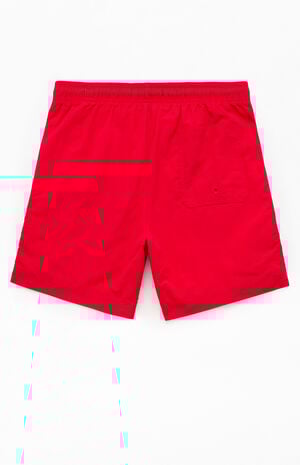 Red Collegiate 6.5" Swim Trunks Red Collegiate 6.5" Swim Trunks image number 2