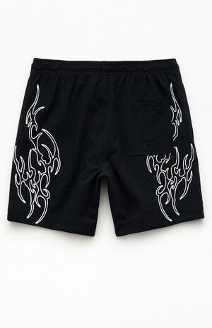 Tribe Seersucker 6.5" Swim Trunks image number 2