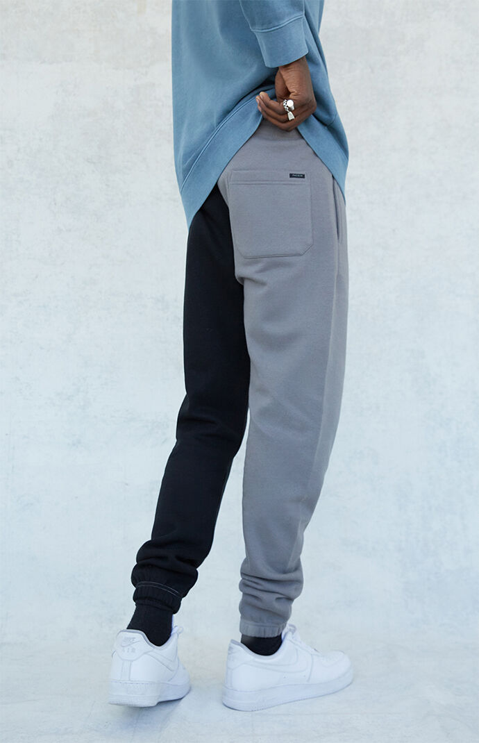 Black Basic Fleece Sweatpants