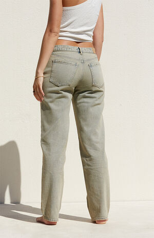 Indigo Low Rise Straight Leg Jeans image number 4