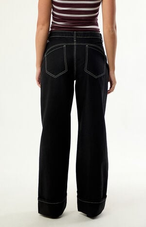 Roll-Up Wide Leg Jeans image number 4